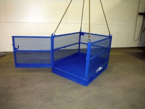 Crane Suspended Material Baskets