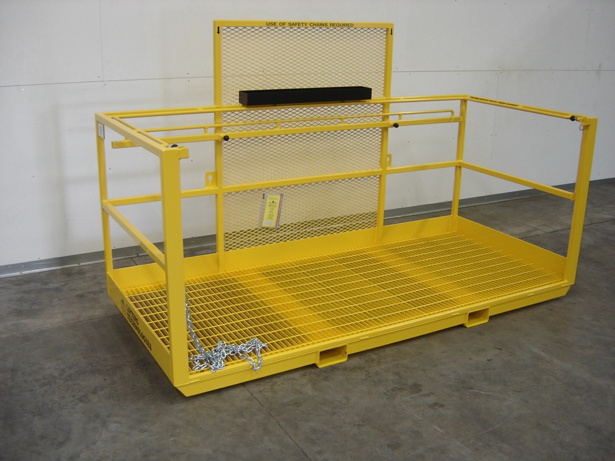 affordable-forklift-mounted-safety-cage-for-sale Affordable Forklift Man Basket for Sale
