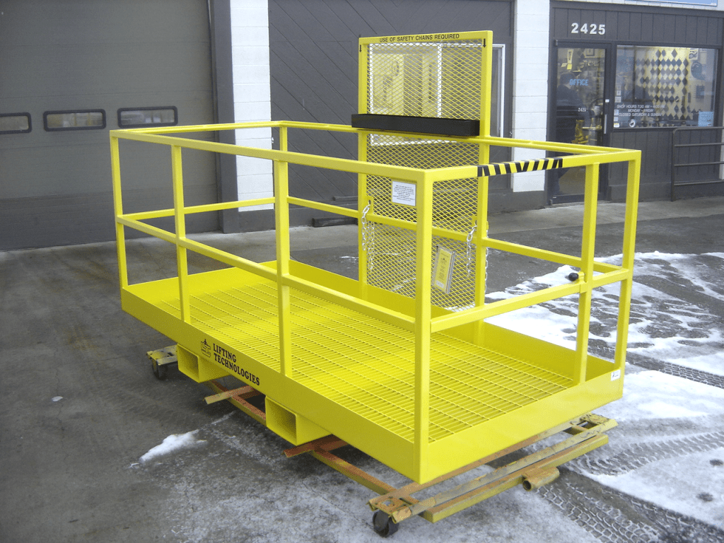 Professional Forklift Man Basket Lifting Technologies