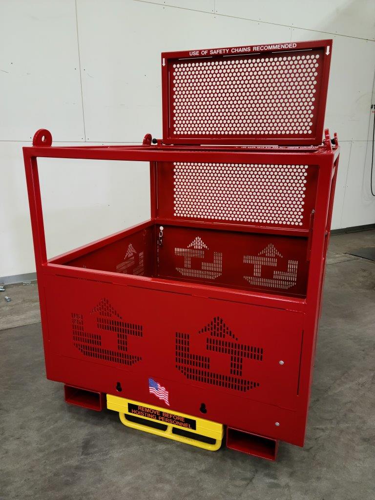 Forklift Basket. Front view