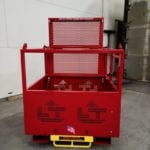 Forklift Basket. Front view