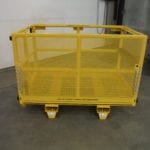 Custom Forklift Platform for Telehandler. Back view