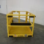 Custom Forklift Platform for Telehandler. Front view