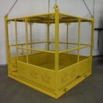 Custom 5 Person Man Basket. Corner view