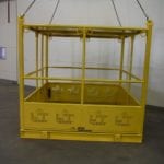 Custom 5 Person Man Basket. Side view