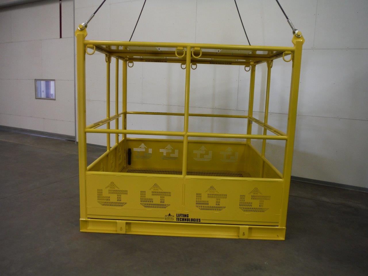 Custom 5 Person Man Basket. Side view