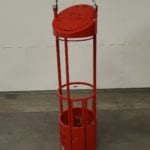 Custom One Man Basket with Sloped Roof. Front view