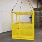 Custom 12 Person Man Basket Crane Suspended. Side view