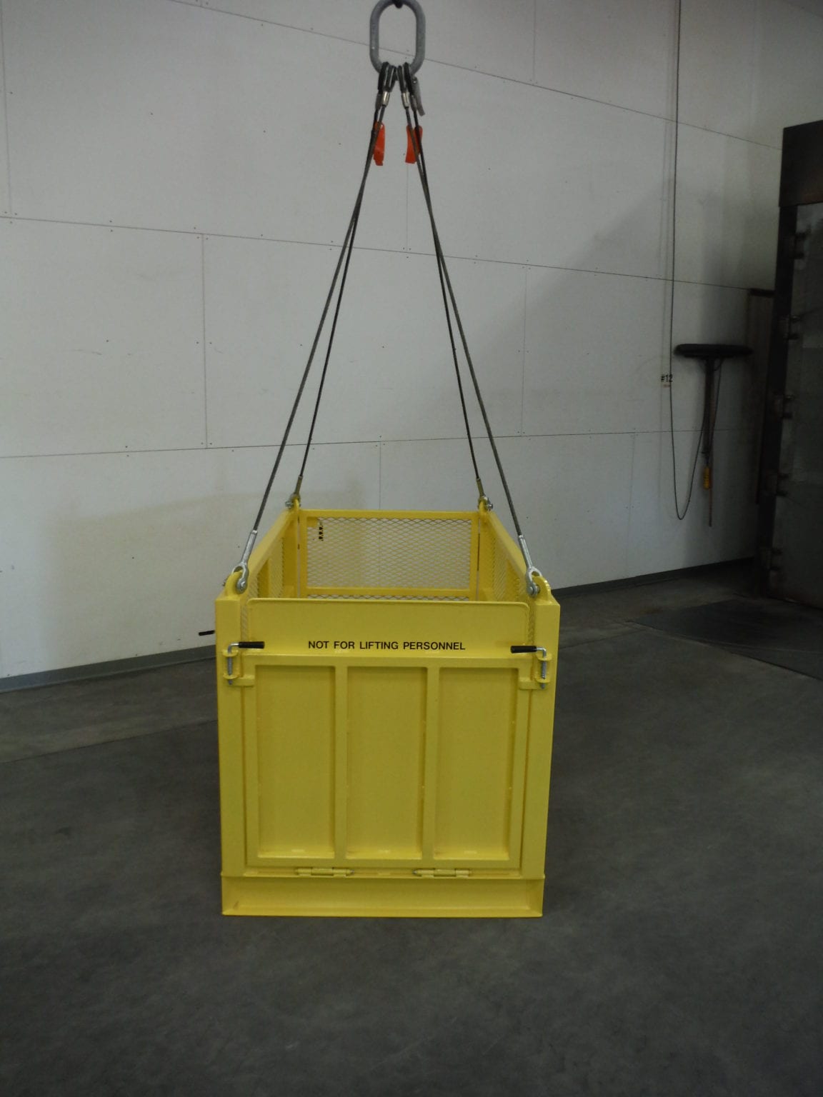 Custom Material Basket with NonSkid Ramp Lifting Technologies