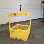 Custom Material Basket. Side view