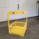 Custom Material Basket. Side view