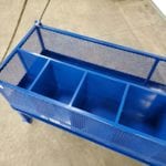 Custom Material Handling Basket. Top view