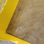 Custom Material Platform with Plywood Flooring Overlay. Inside view