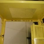 Custom 2 Man Basket with Removable Panel. Inside view