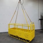 Custom 4 Person Man Basket. Front view