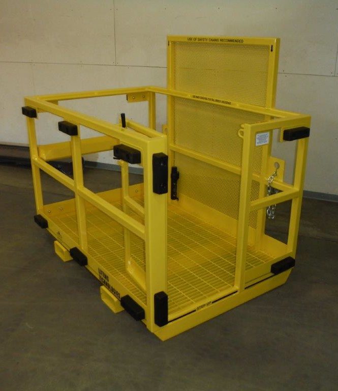 Custom 5 Person Man Basket with Bumpers on All Sides