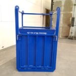 Custom Material Handling Platform for Forklift or Crane. Front View