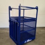 Custom Material Handling Platform for Forklift or Crane. Side View