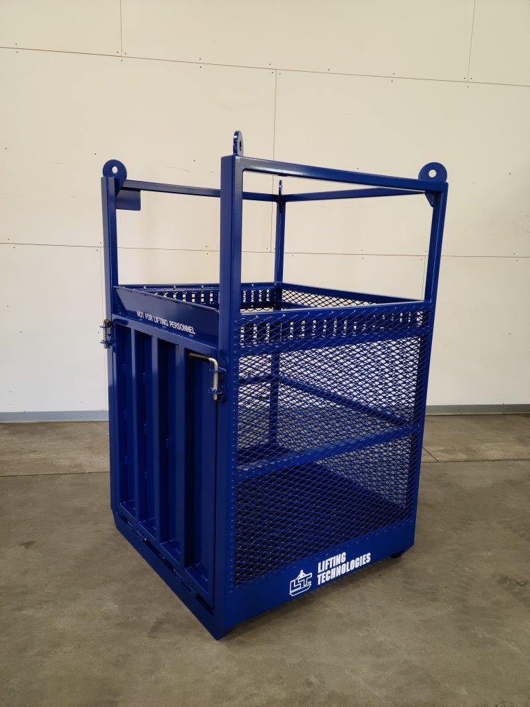 Custom Material Handling Platform for Forklift or Crane. Side View
