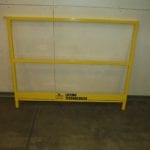 Custom Forklift Platform with Inner Grabrail. Removable side