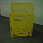 Custom Forklift Platform with Inner Grabrail. Front view