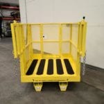 Custom Two Person Stock Picker Platform. Front view