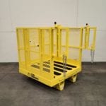 Custom Two Person Stock Picker Platform. Side view