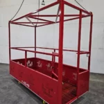 Custom Four Man Platform with Overhead Structure Side View
