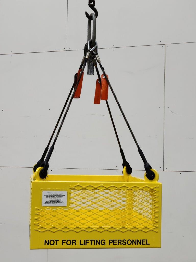 Custom Material Handling Platform. Front View