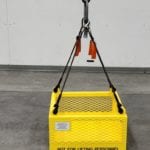 Custom Material Handling Platform. Front view, floor