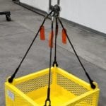 Custom Material Handling Platform. Side view