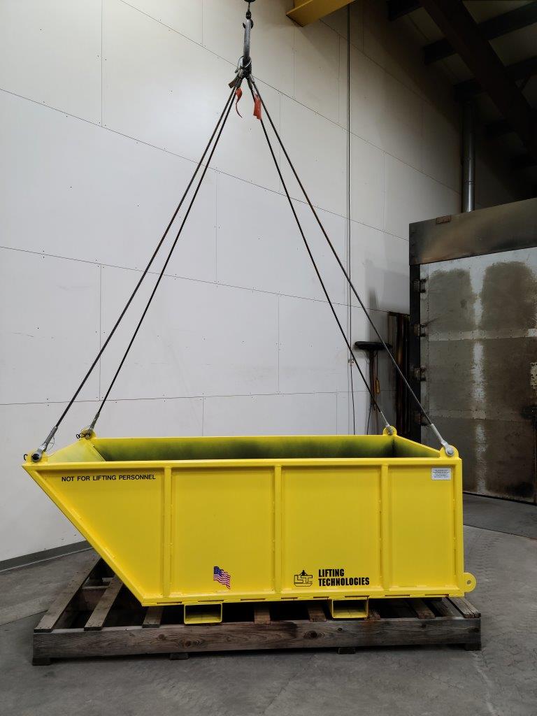 Custom Material Only Platform for Dumping. Side view
