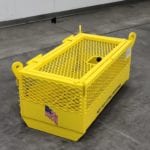 Custom Material Platform with Lid. Side view