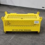 Custom Material Platform with Lid. Front view