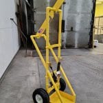 Crane Suspended Cylinder Platform Dolly side