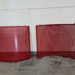 Custom Four Man Crane Suspended Platform with Escape Hatch. Removable Panels