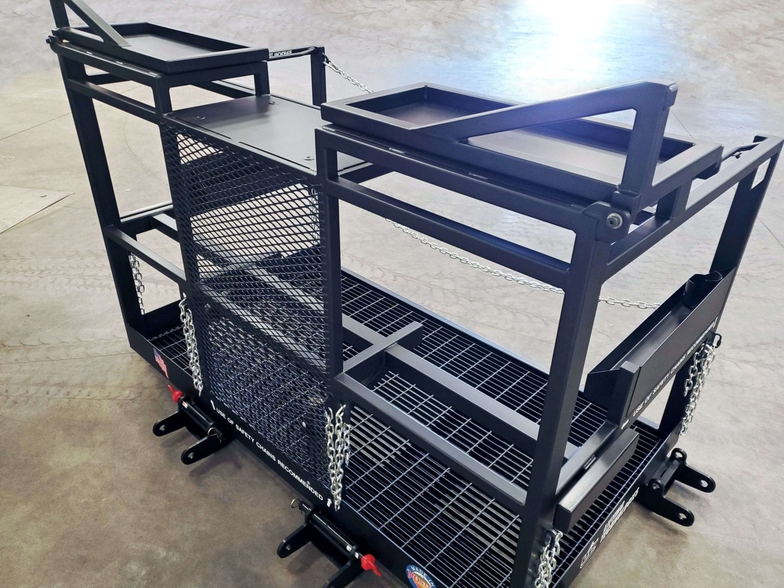 Custom Professional ForkliftMounted Man Basket Lifting Technologies