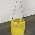 Round Material Hoisting Platform. Side view
