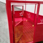 Crane Suspended Professional Man Basket. Door