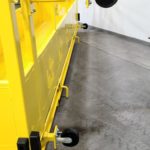 Custom Four Person Man Basket. Adjustable roller system
