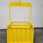 Crane-Hoisting Material Platform. Front view