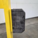 Crane Hoisted Material Platform. Bumpers