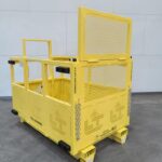 Forklift Man Basket. Side view