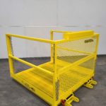 Professional Forklift Manbasket. Side view