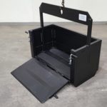 Material platform opened door