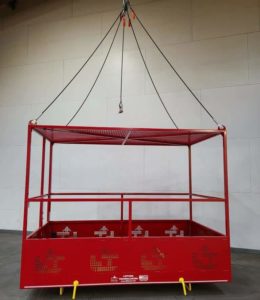 Custom Crane-Suspended Man Baskets front