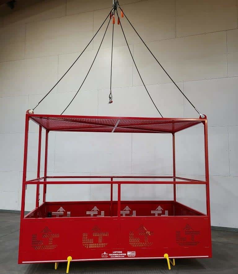 Custom Crane-Suspended Man Baskets front