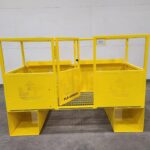 Forklift Man Basket with gate opened