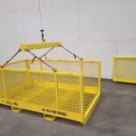 Material platform viewed from the side