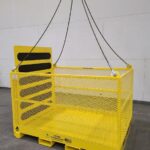 Material platform with the ramp closed